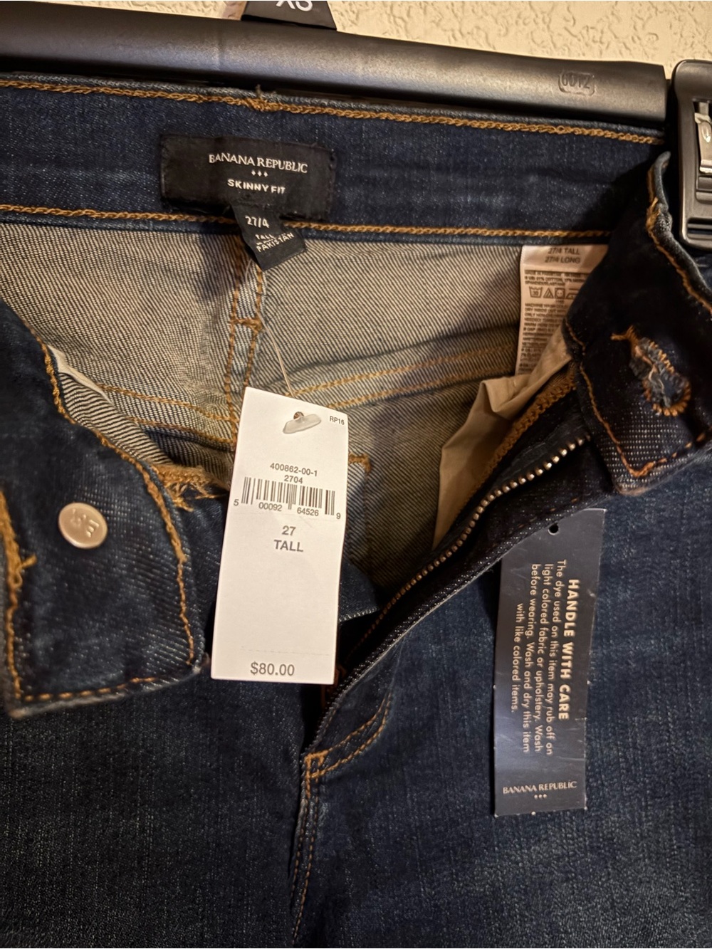 Banana Republic Dark Wash Skinny Jeans - Picture 2 of 3